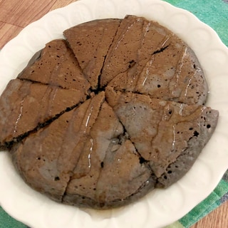 ブラックココアのホットケーキ